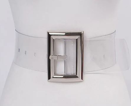 Clear Belt w/ Silver (PLUS)