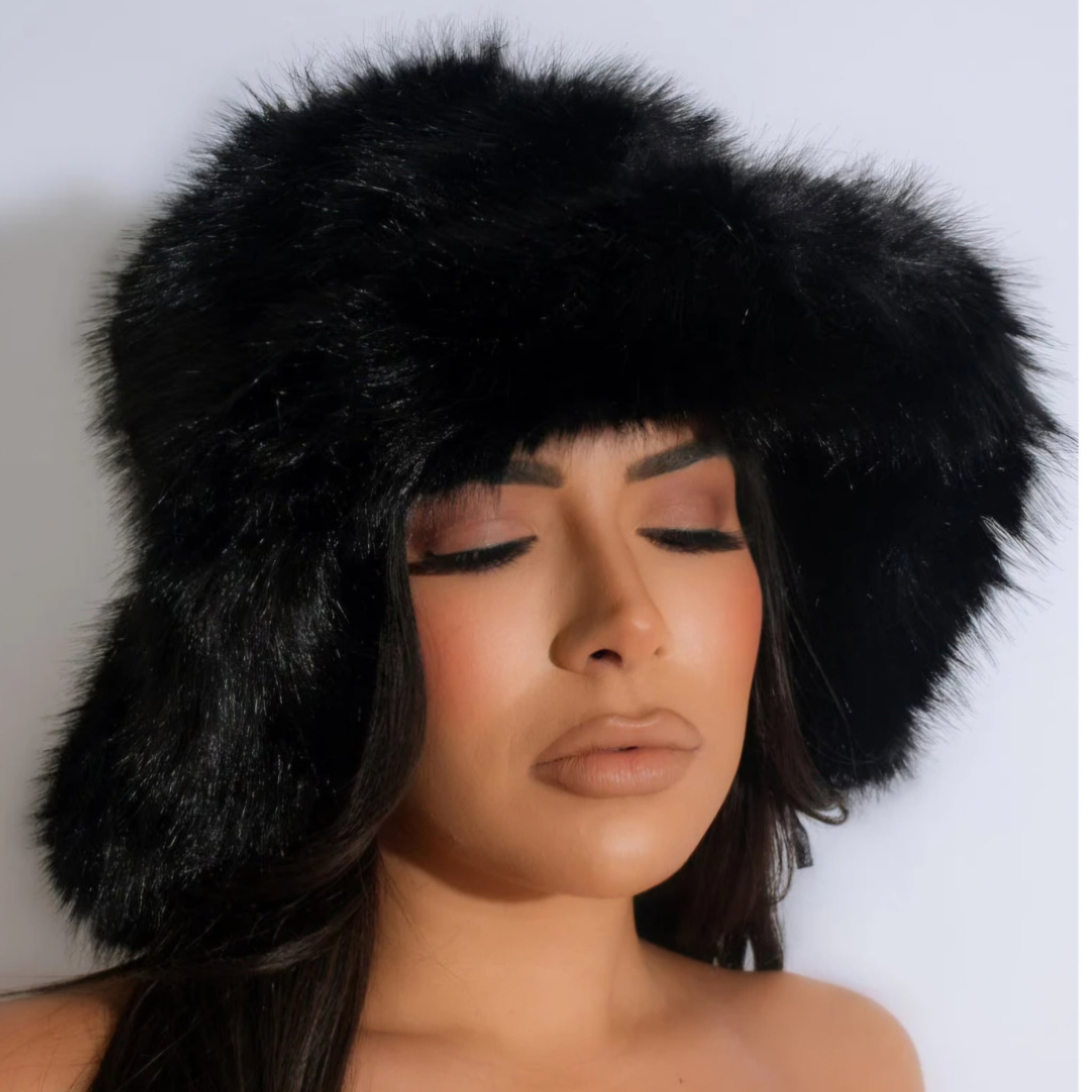 Faux Fur Head Piece