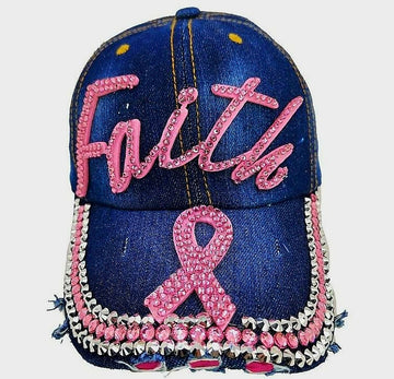 Breast Cancer Awareness - Faith Cap (3 colors)