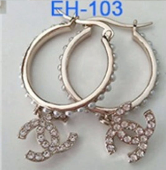 Initial Earrings (CC-GG-LV)