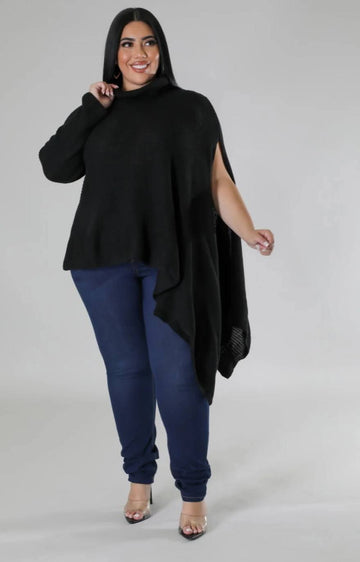One Sleeve Sweater Top