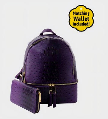 Bookbag w/ wallet (4 colors)