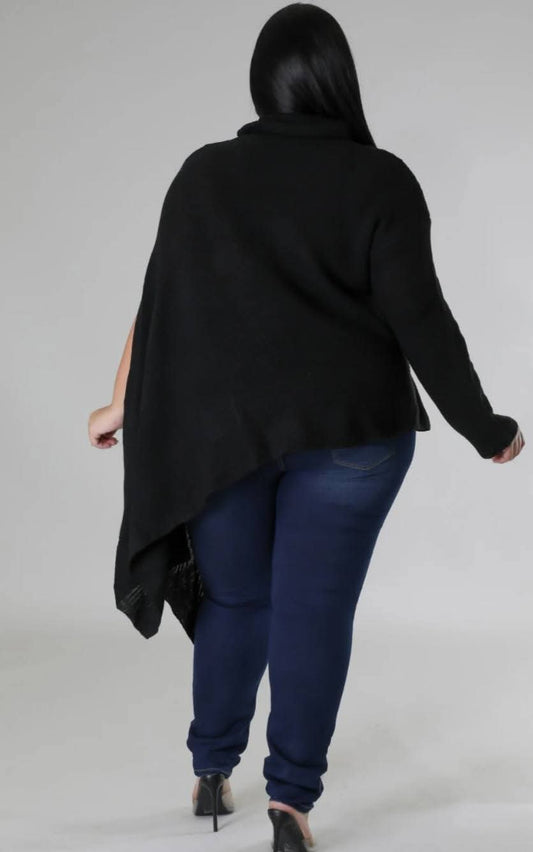 One Sleeve Sweater Top