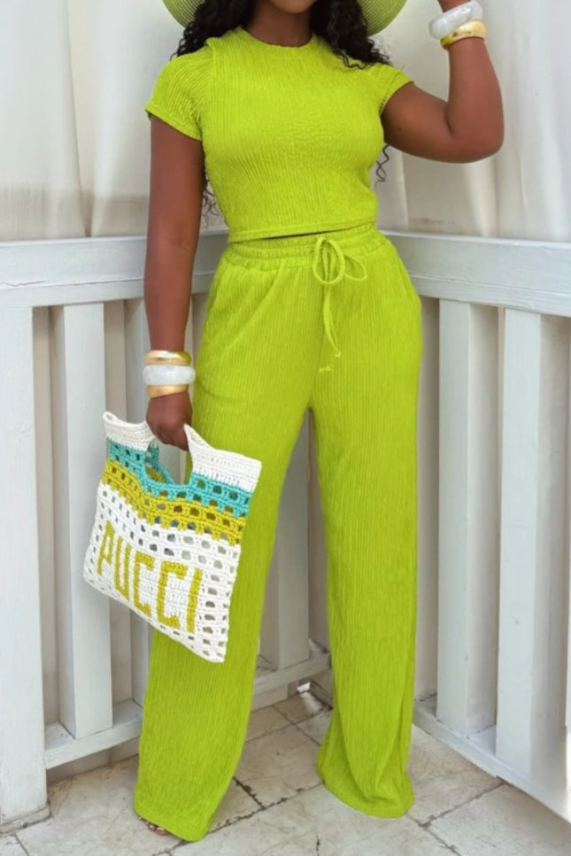 Two Piece Pant Set