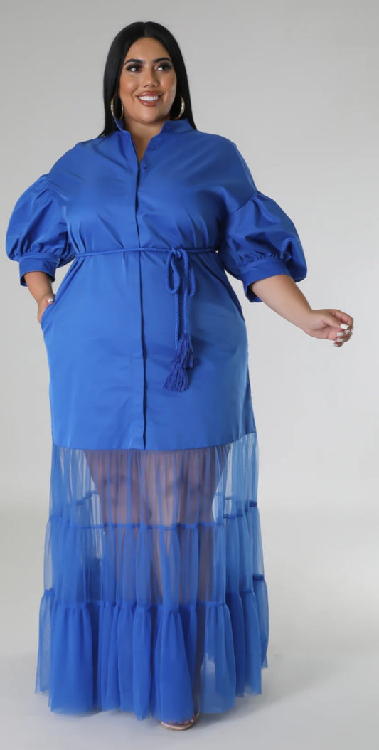 Royal Maxi with Chiffon
