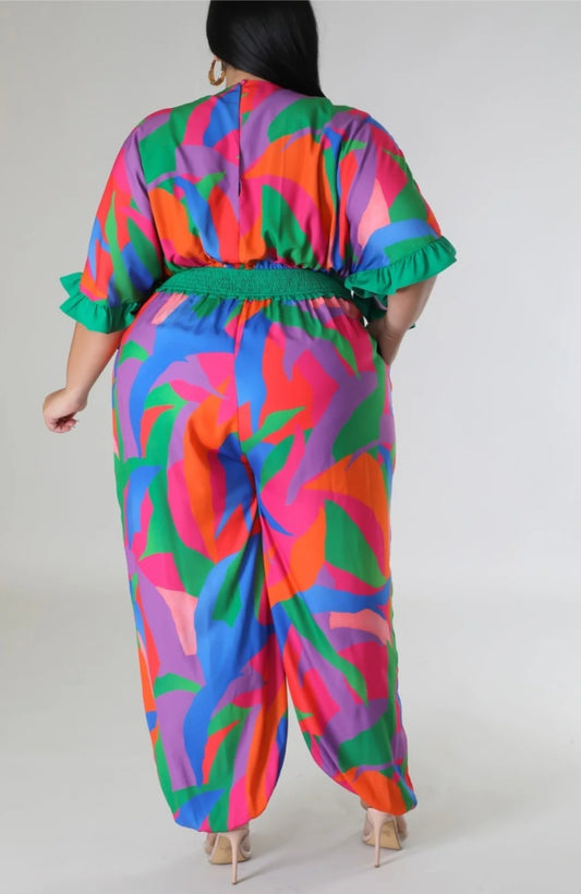 Multi Color Jumper - Purple & Pink