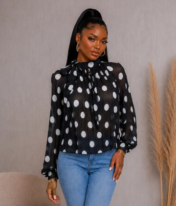 Polka Dot Blouse
