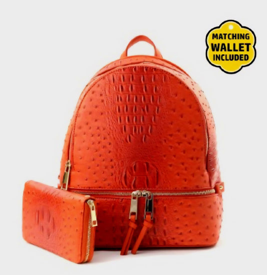 Bookbag w/ wallet (4 colors)