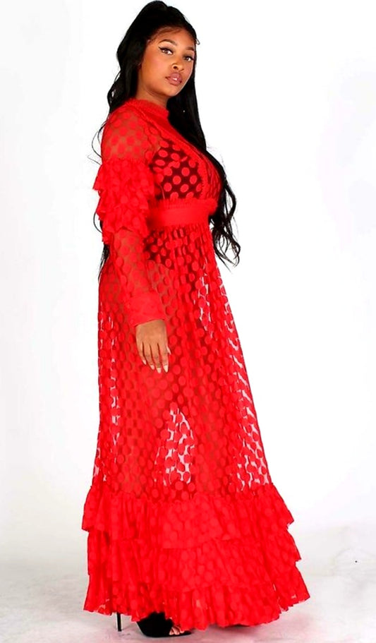 Reveal Maxi Dress w/ Zipper