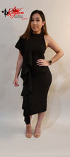 Load image into Gallery viewer, Midi Dress (Ruffled Side, No Sleeves)