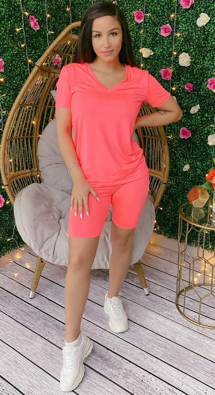 Casually Comfy  Set (V-Neck)
