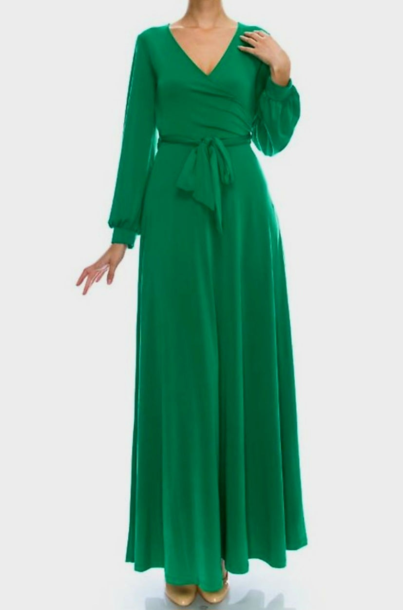 Bubble Sleeve Maxi (Two Colors)