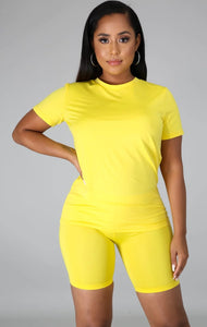 Casually Comfy Tow Piece Set (Round Neck)