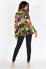 Load image into Gallery viewer, Camo Jacket w/Print